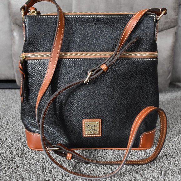 Dooney & Bourke Women's Pebble Grain Small Presley Bag in Caramel